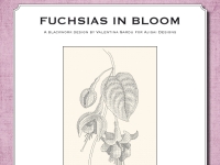 Ricamo Blackwork: Fuchsia - Ebook da scaricare
