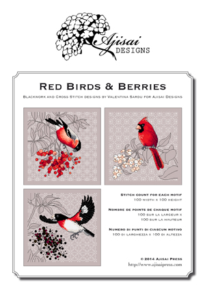 Valentina Sardu - Red birds & berries – Schema cartaceo