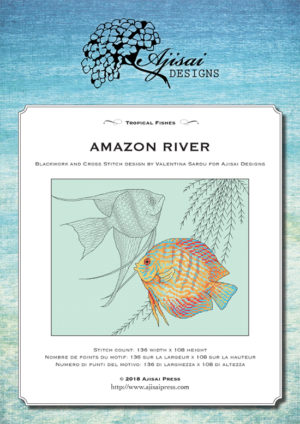 Ricamo Punto Croce e Blackwork: Rio delle Amazzoni – Ebook da scaricare